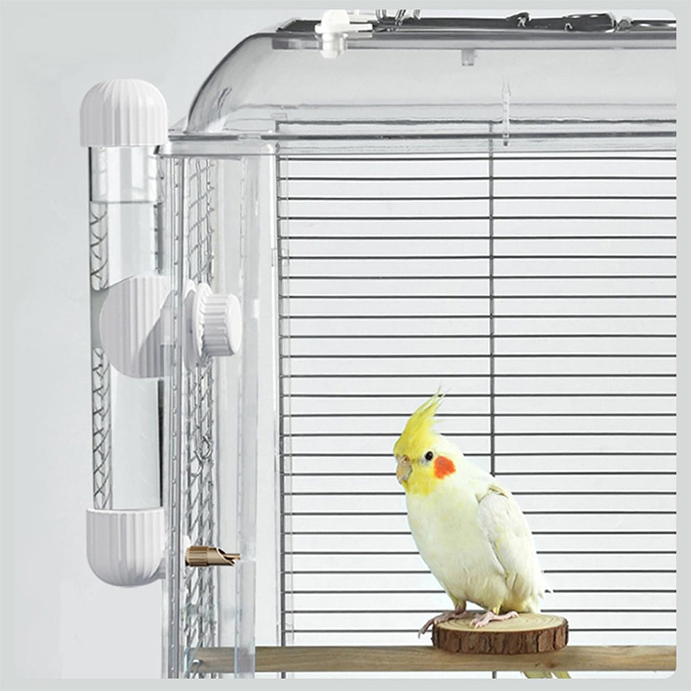 YOOSO WING dispensador-agua-aves-dos-tamanos, ideal para aves pequeñas y medianas