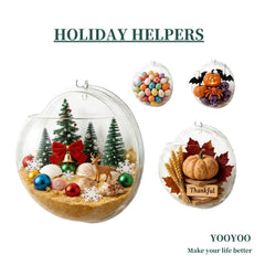 Yooyoo accesorios incluidos: plantas falsas y piedras para decorar.