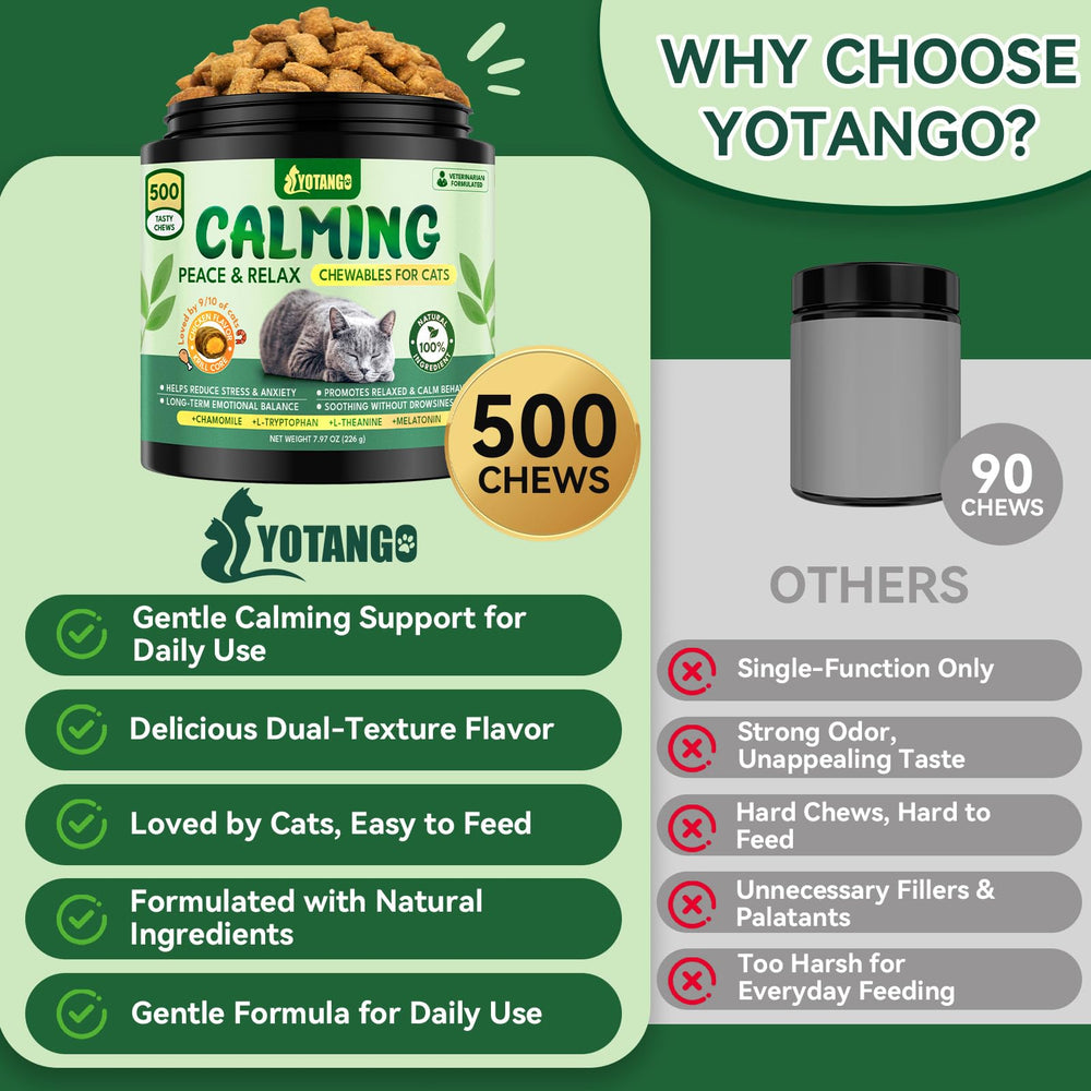 Ideal para viajes y visitas al veterinario, calma con YOTANGO.