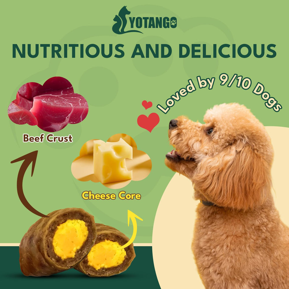 Pelaje brillante gracias a los ingredientes naturales de YOTANGO premasticos para perros