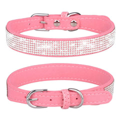 Collar YOUALSO con cristales rosa brillantes, perfecto para sesiones de fotos