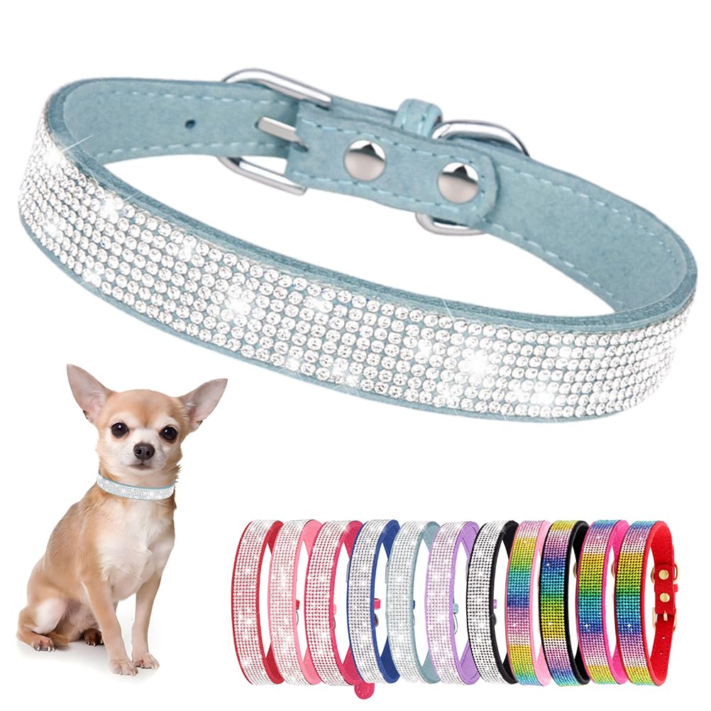 collar youalso con cristales brillantes para perros pequeños, realza su estilo diario