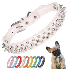 YOUALSO collar con púas de hongo y remaches, cómodo para paseos diarios