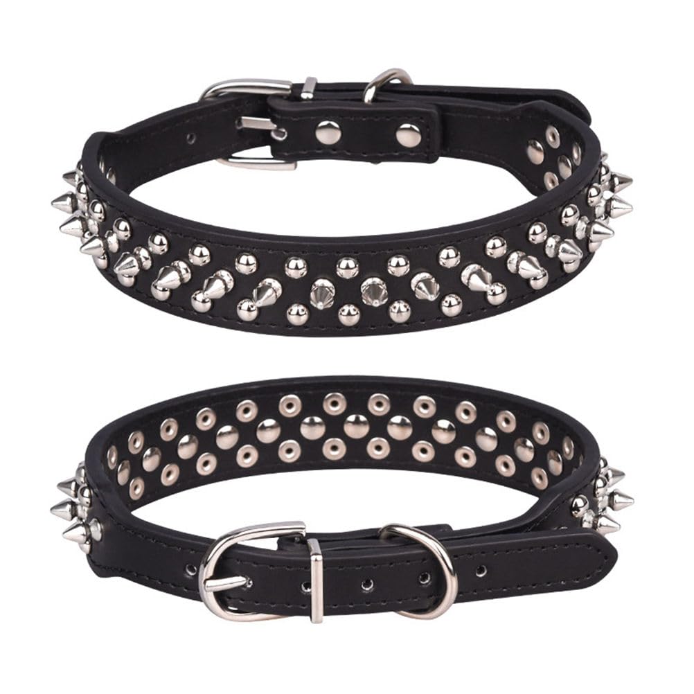 YOUALSO collar tachuelas decorativas y funcional para perros pequeños