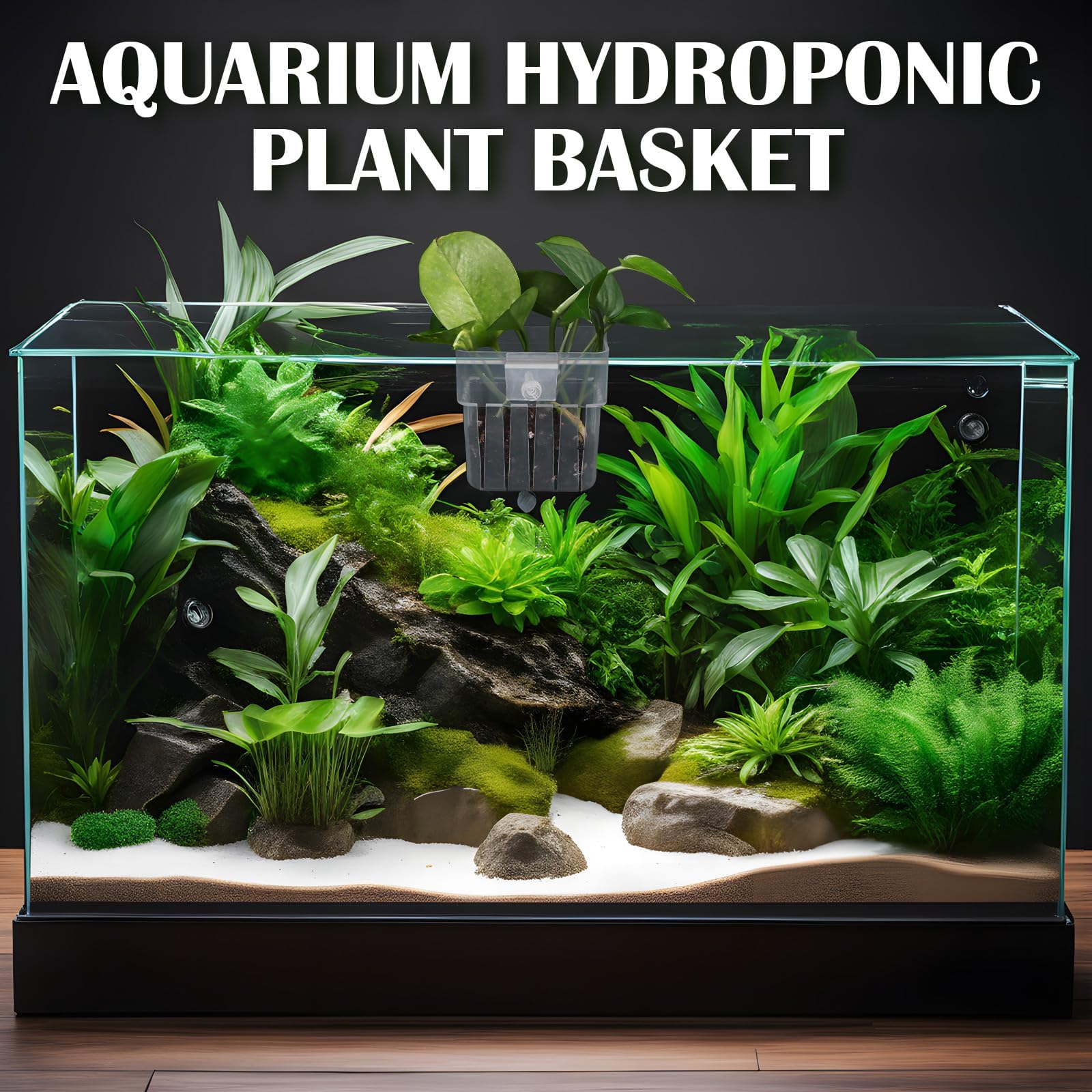 Youdaju copa planta acuario colección 12 unidades para paisajismo flexible