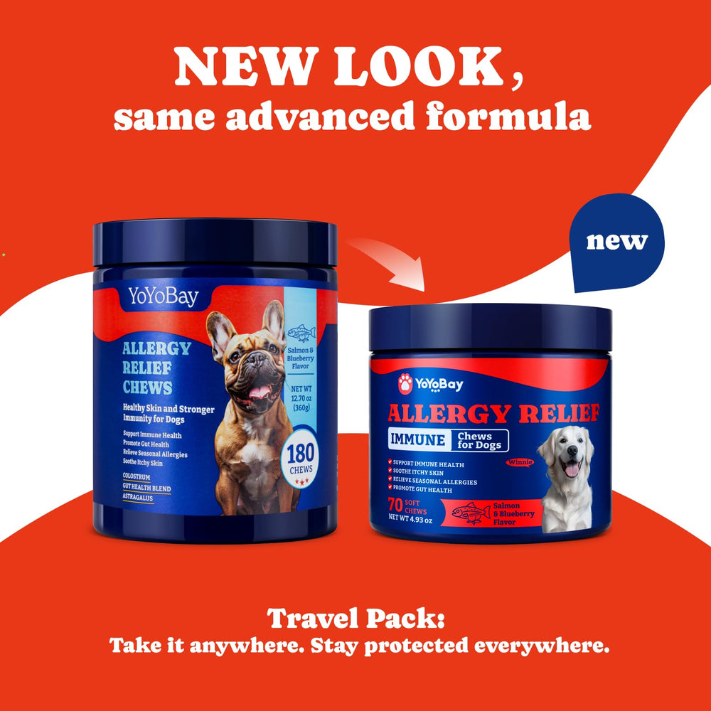 YoYoBay inmunidad canina con colostro y astrágalo, apoyo natural