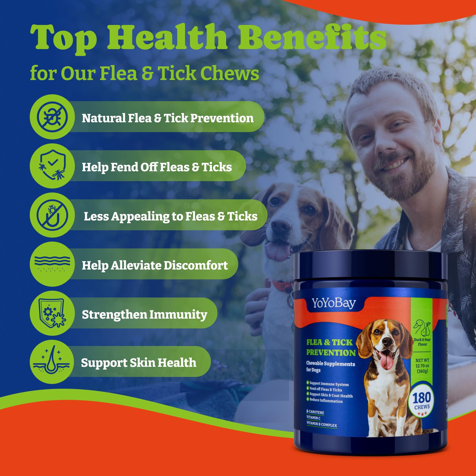 YoYoBay ingredientes naturales: apoyo general para perros
