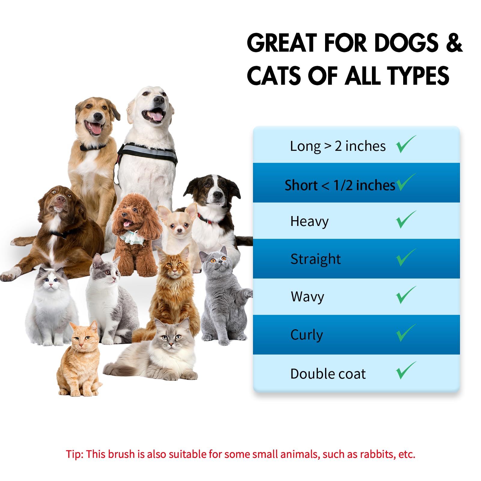 YOYUPETA cepillo auto-limpiante para perros azul; limpieza rápida tras cepillado para dueños ocupados.