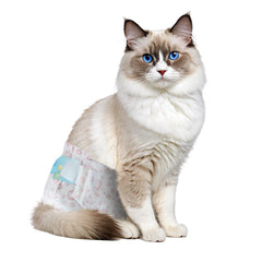 Pañales desechables Ypfyed para gatos: 40 unidades, ayuda a contener fugas y mantener el hogar limpio.