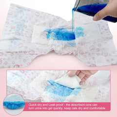 Pañales Ypfyed para gatos con material transpirable para mayor comodidad diaria.