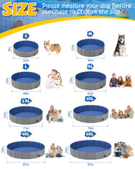 YSJILIDE piscina portátil plegable, almacenamiento fácil en casa