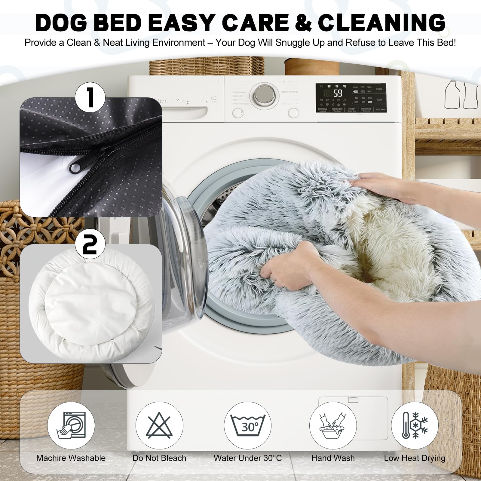 Empaque al vacío YUDANSI que se transforma en cama acolchada.