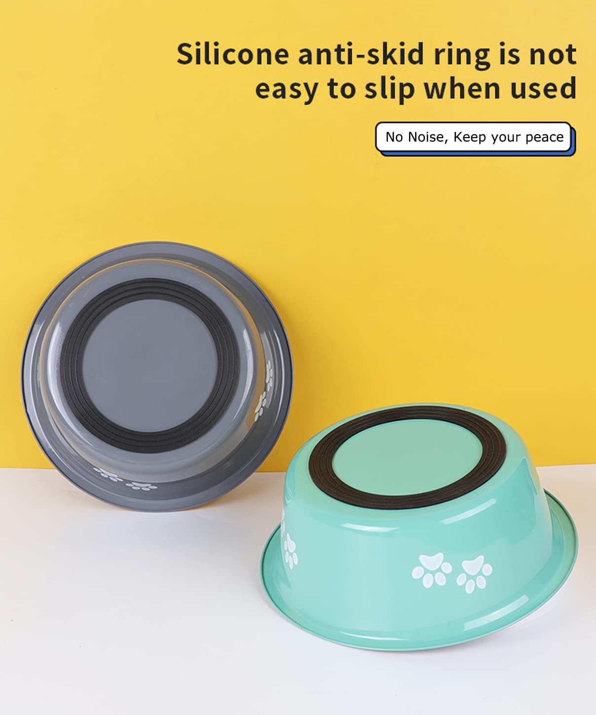 YUDANSI tamaño M, capacidad 3.6 tazas, ideal para perros pequeños y medianos.