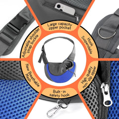 Correas ajustables anti deslizantes de la bandolera YUDODO para un ajuste estable.