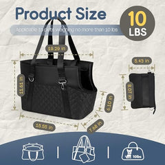 YUDODO bolso porta-perro apertura superior, cómodo para que asome la cabeza.