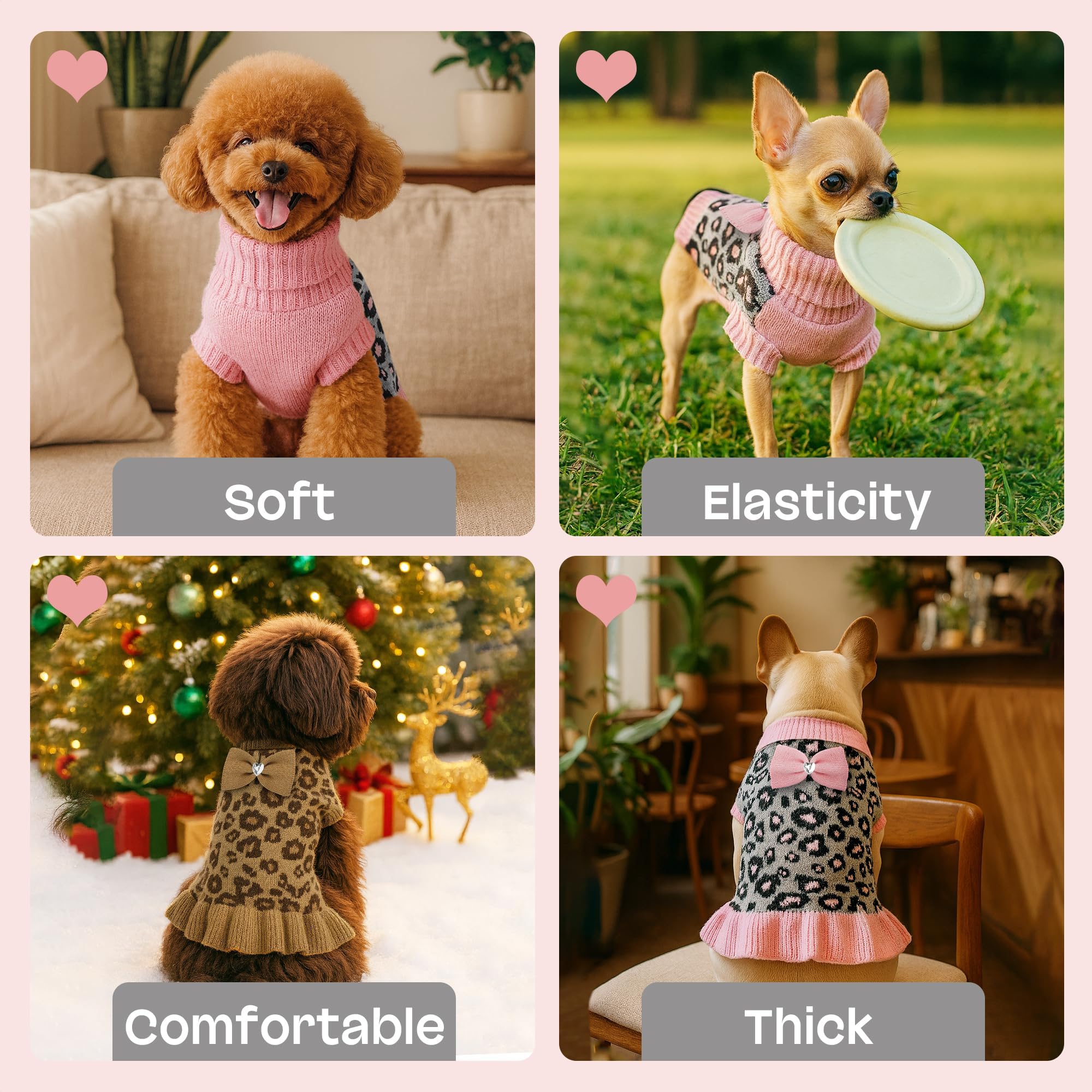 Diseño festivo Leopard de YUDODO para salidas invernales