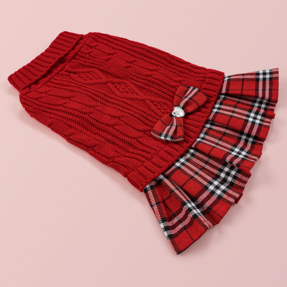 YUDODO talla específica para yorkshire y chihuahua, rojo.