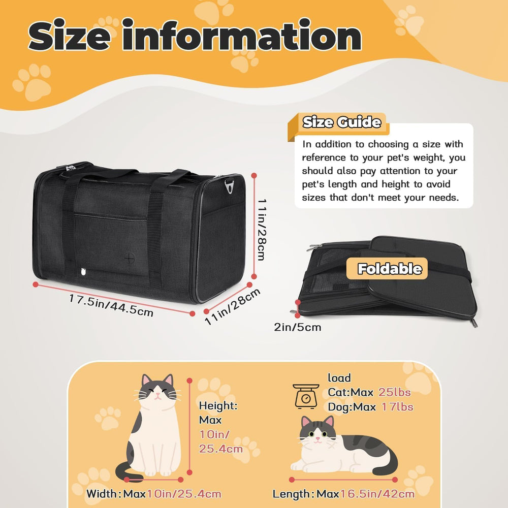 yudodo transportin-gato-grande-acceso-superior: acceso fácil para colocar y quitar a tu mascota.