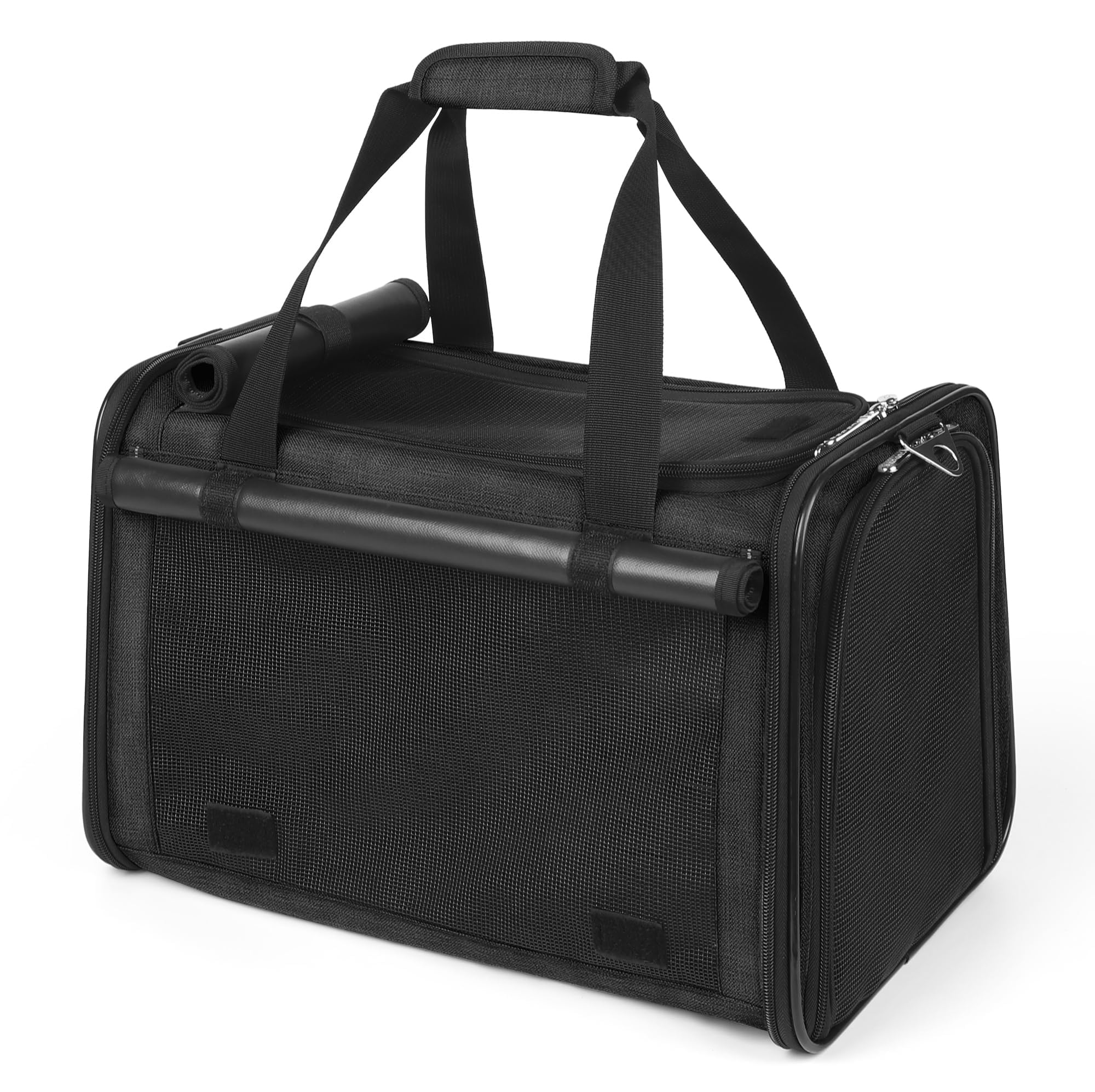yudodo transportin-gato-grande-interior-resistente: interior suave y fácil de limpiar para uso diario.
