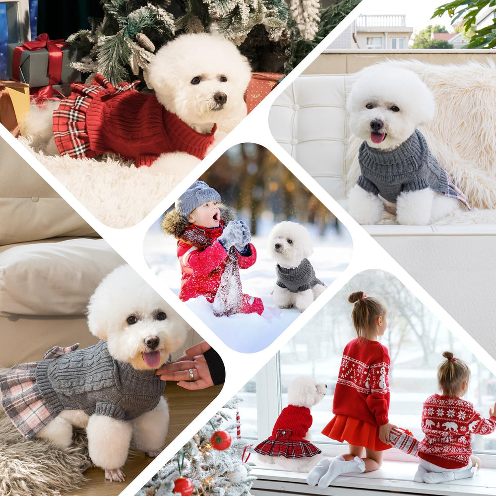 YUDODO uso exterior en invierno para perro pequeño rojo.