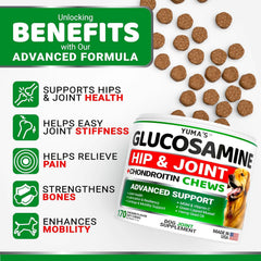 YUMA'S glucosamina para perros: dos pack para cuidado continuo de articulaciones.