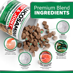 YUMA'S Glucosamina para perros: alivio articular para moverse con mayor comodidad.