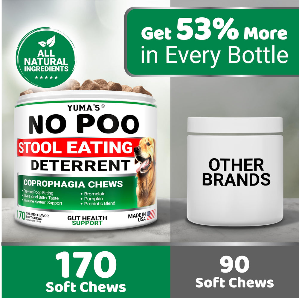 YUMA'S No Poo Chews hecho en EE. UU. con ingredientes naturales