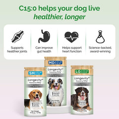 Longevity15, ingredientes C15:0, de Yummy Combs para bienestar general.