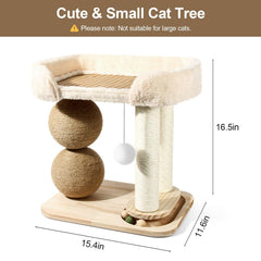 YUNLINLI arbol-gato 5-en-1 casita acogedora para siestas.