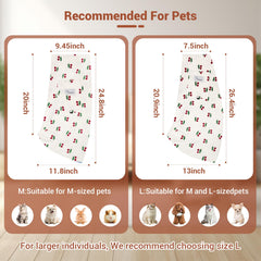 Yunpawpet Bandolera para perros, correa de seguridad integrada para evitar caídas.