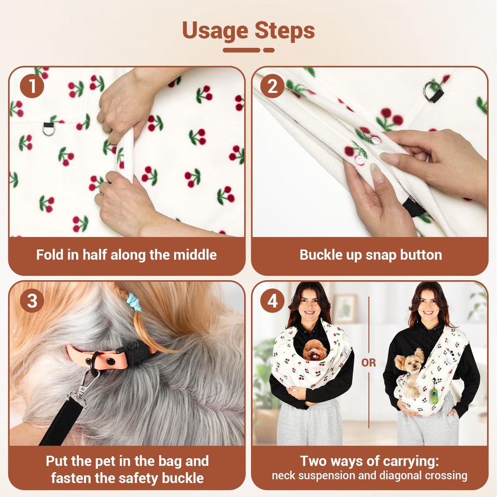 Yunpawpet Bandolera para perros, ideal para parques y transporte público.