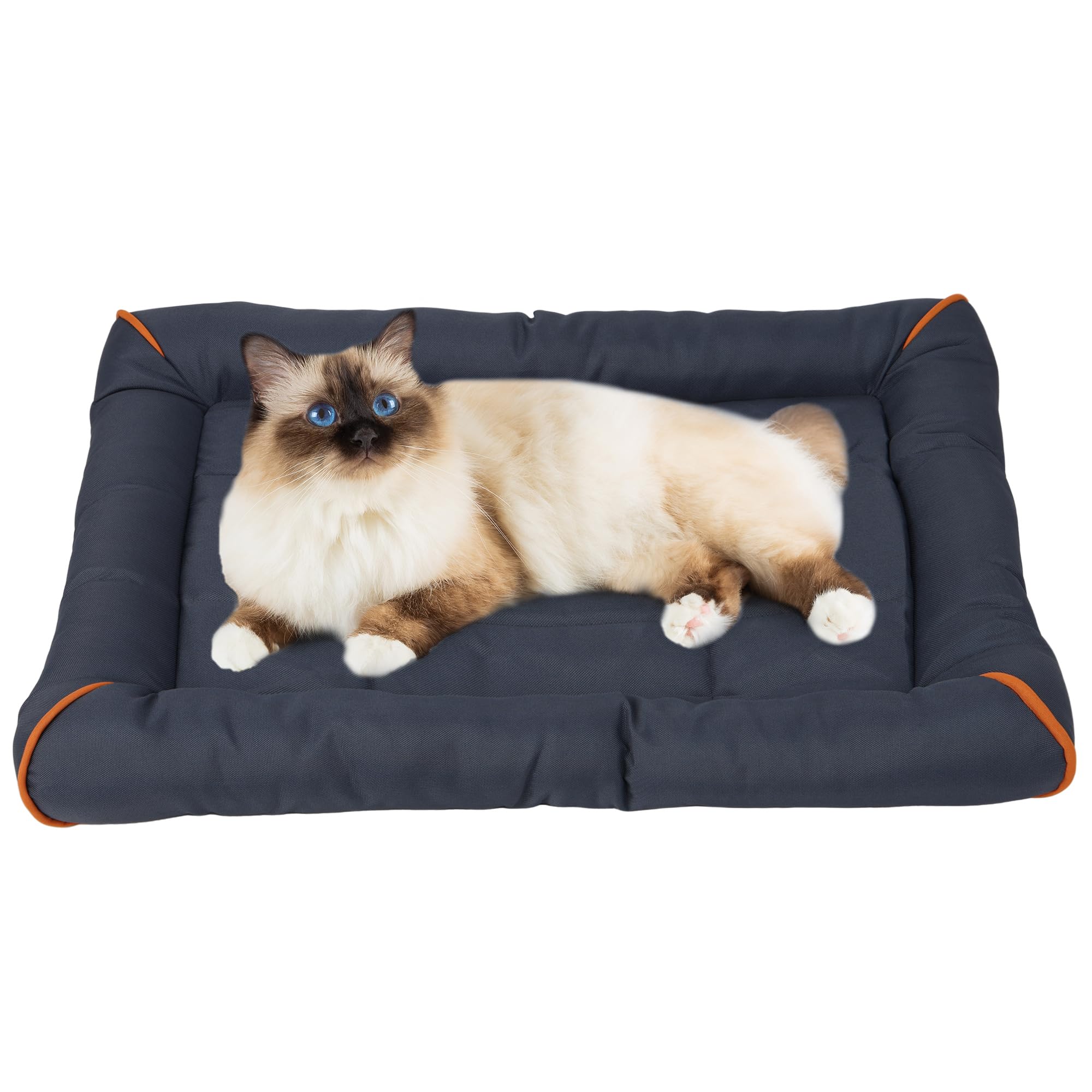 YUUHENG cama para perros, exterior impermeable de Oxford azul marino, uso interior o exterior.