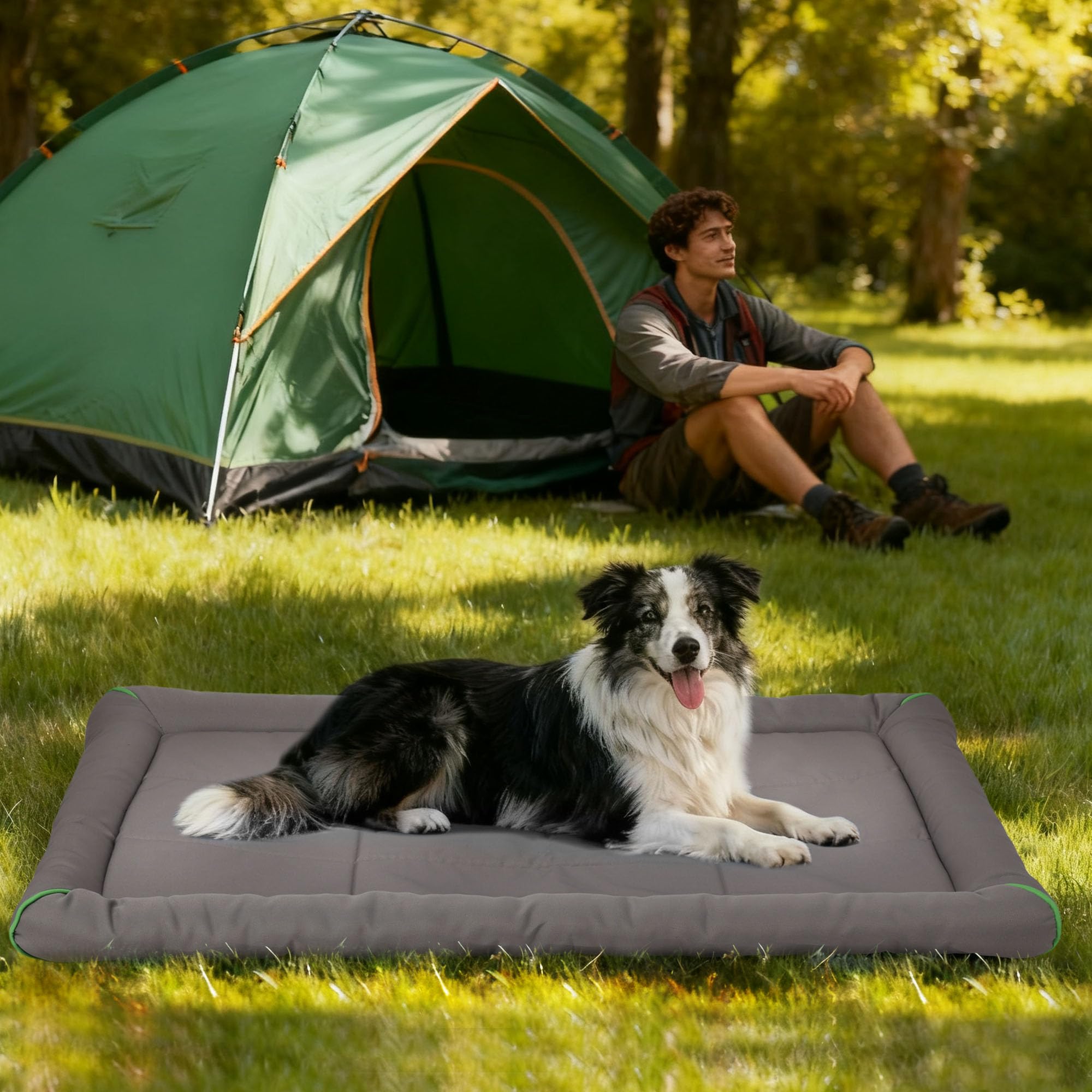 Cama para perro YUUHENG exterior impermeable en Oxford, ideal para uso al aire libre.