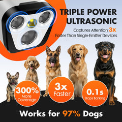 YUYQA Deterrente ofrece 6 modos de entrenamiento sin dolor para perros