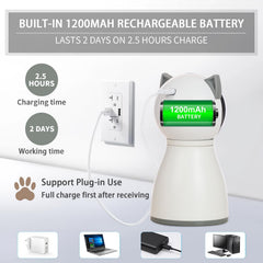 Batería recargable USB de YVE LIFE para sesiones largas.