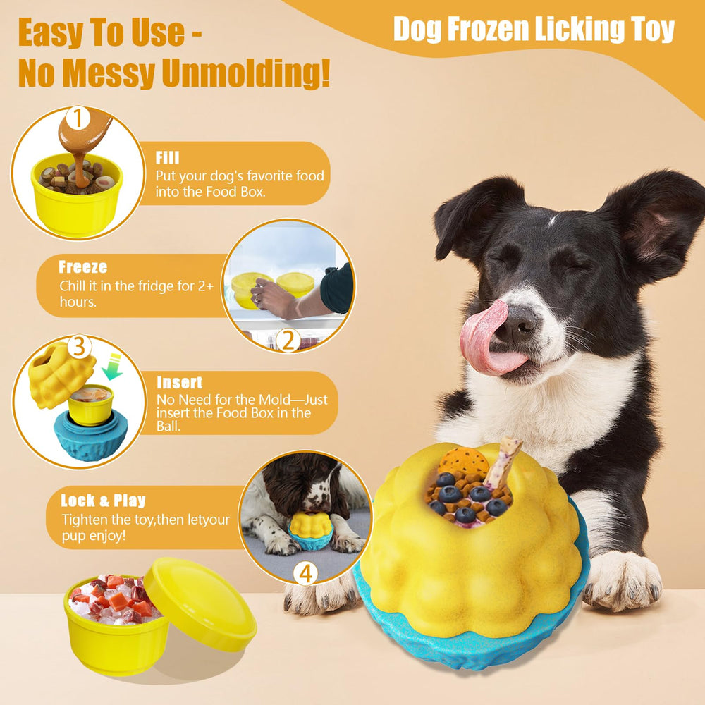 YZHDUXIU Moldes congelados de premios para perros, mantiene los snacks ordenados y limpios.