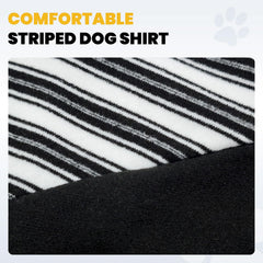 Camiseta YZHZIIR para perro con anilla para correa en la espalda.