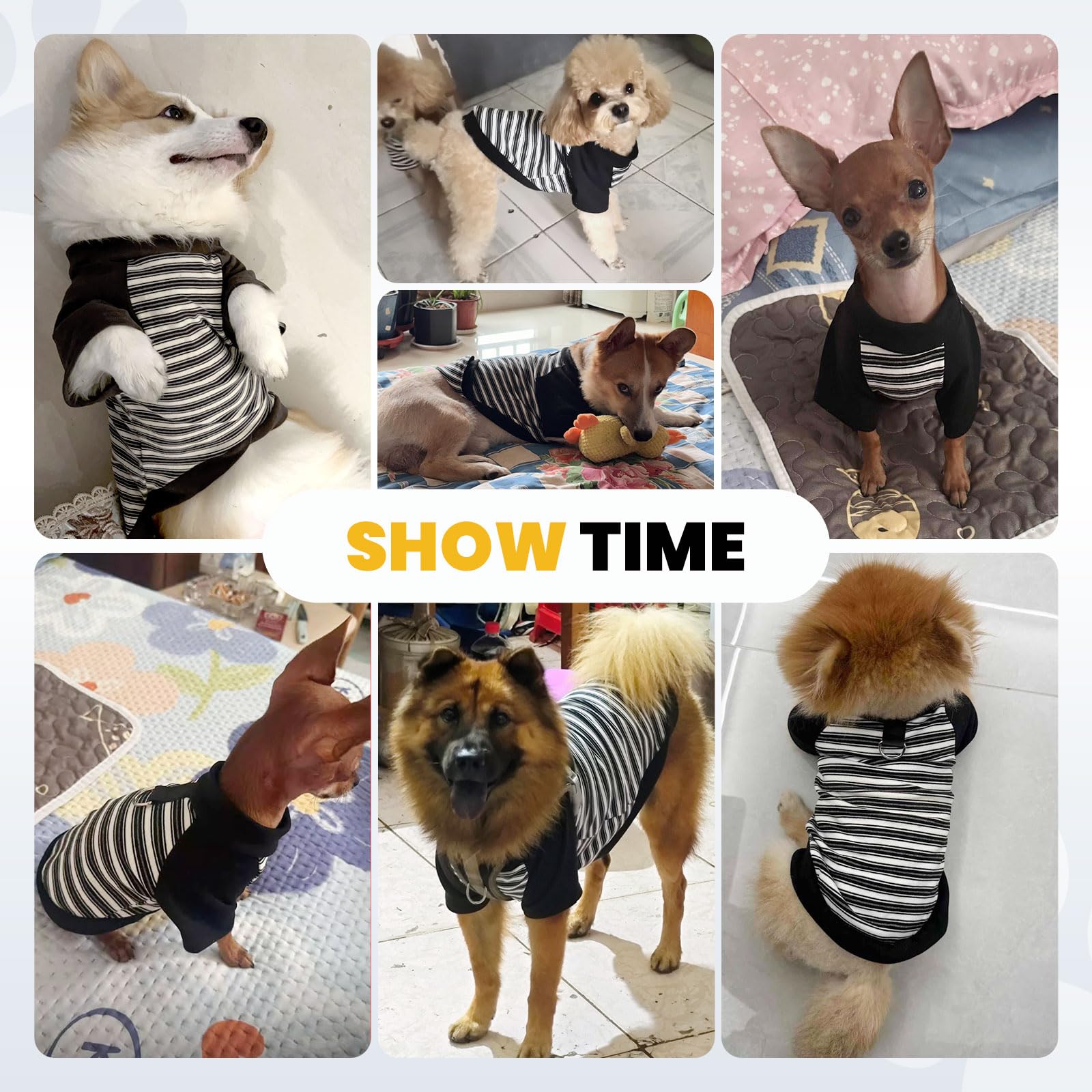 Camiseta para perros grandes YZHZIIR con ajuste cómodo.