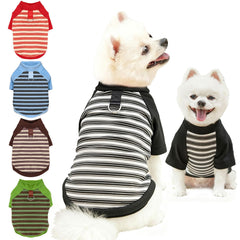Camiseta para perro YZHZIIR con forro polar, vista frontal, tacto suave para el frío.