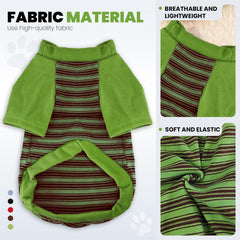 Camiseta para perros talla 5XL en verde de YZHZIIR, ajuste amplio
