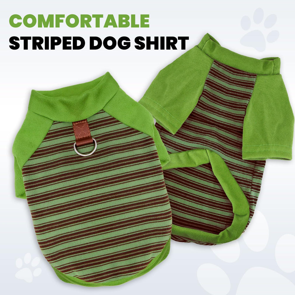 Perro usando camiseta YZHZIIR para uso interior y exterior
