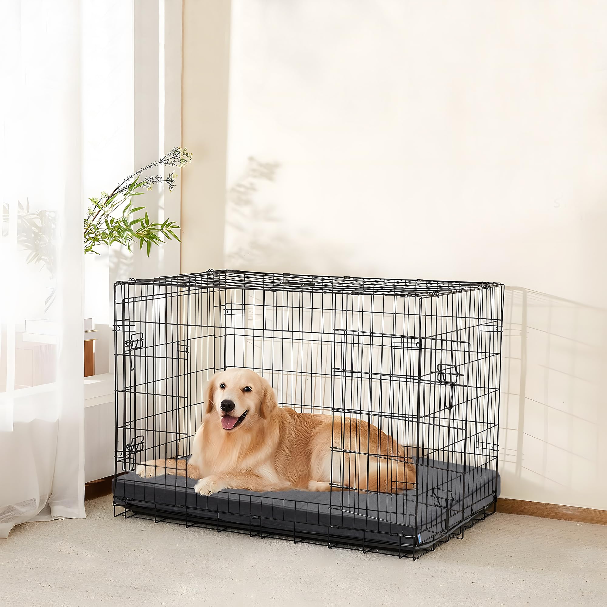 Cama ZAKAPAWS diseño-espacioso para estirarse cómodamente.