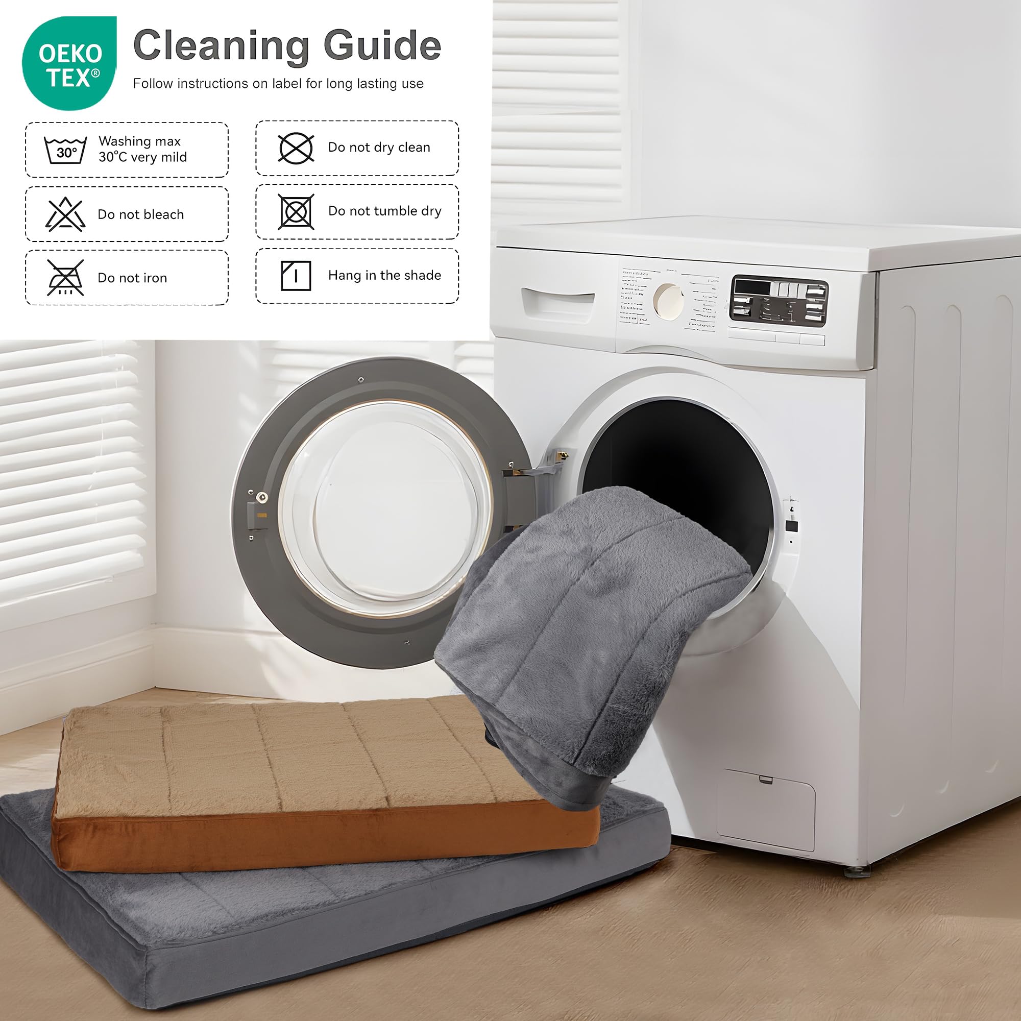 Cama ZAKAPAWS espuma-de-memoria para soporte suave.