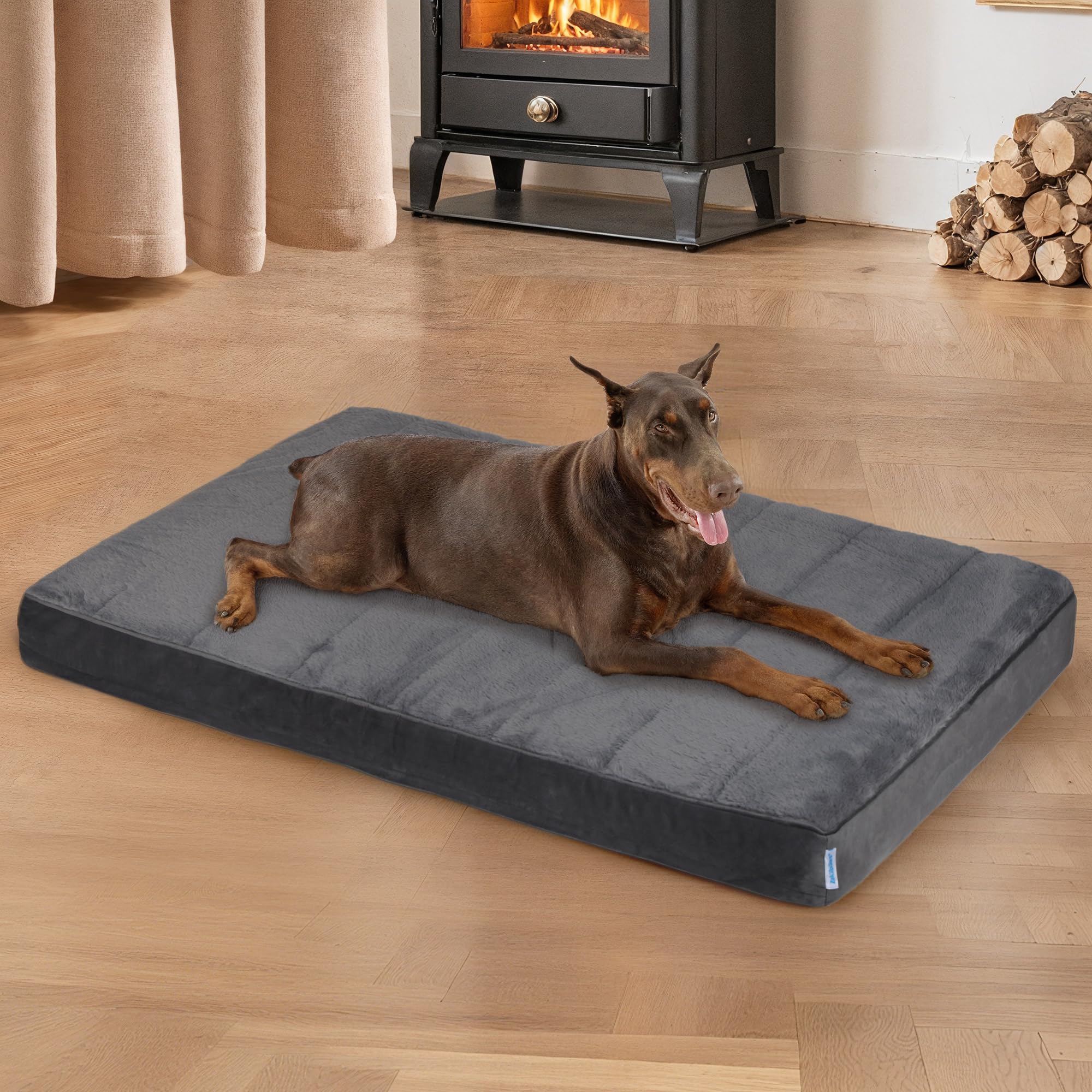 Cama ZAKAPAWS XXL ultra suave para descanso cómodo.