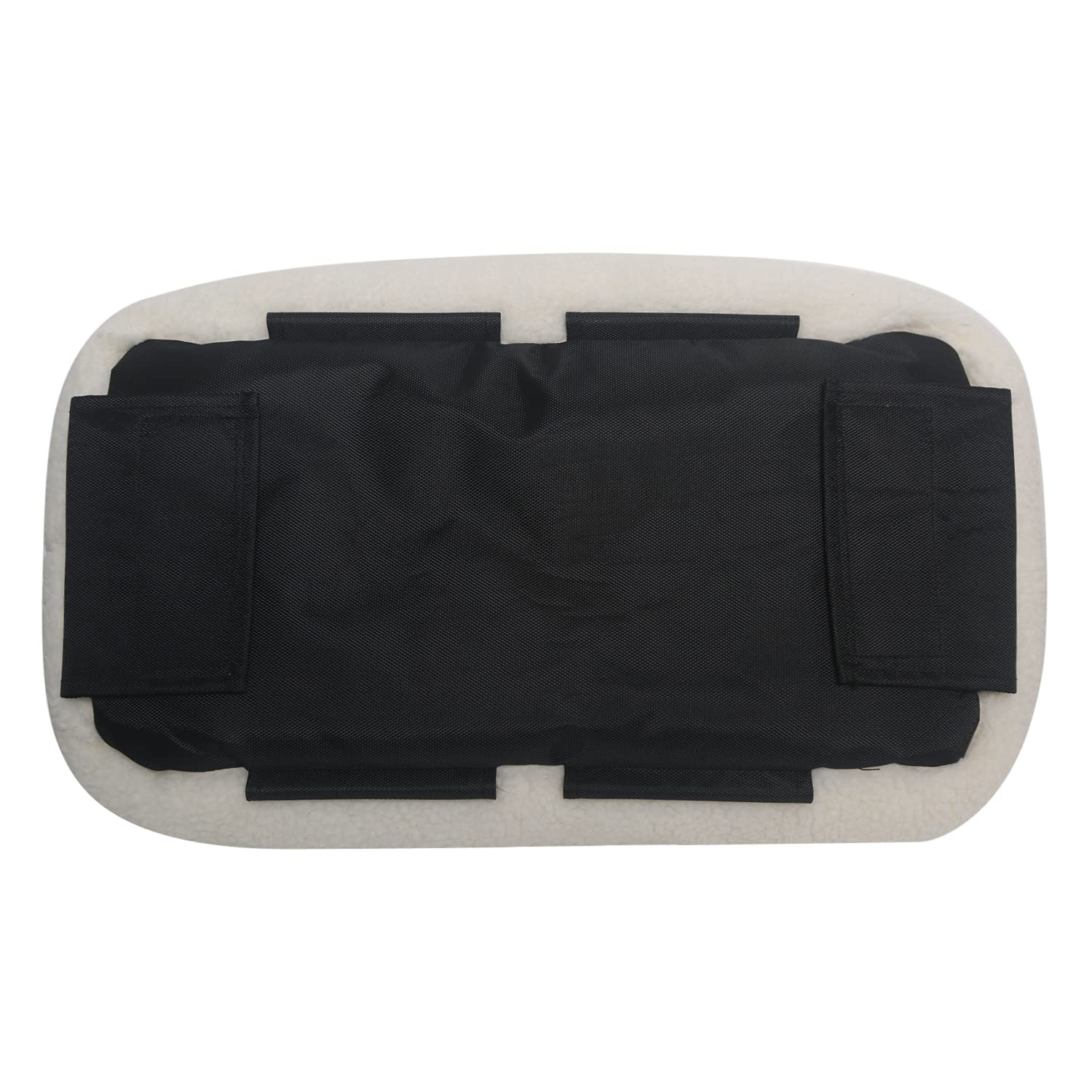 Detalle de la cama para ventana de gato Zakkart en blanco, reemplazo práctico.