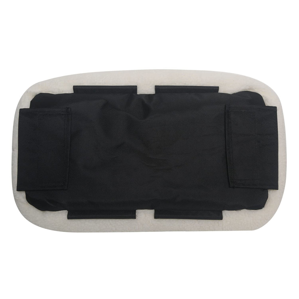 Detalle de la cama para ventana de gato Zakkart en blanco, reemplazo práctico.