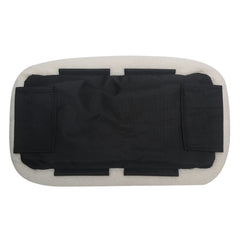 Detalle de la cama para ventana de gato Zakkart en blanco, reemplazo práctico.