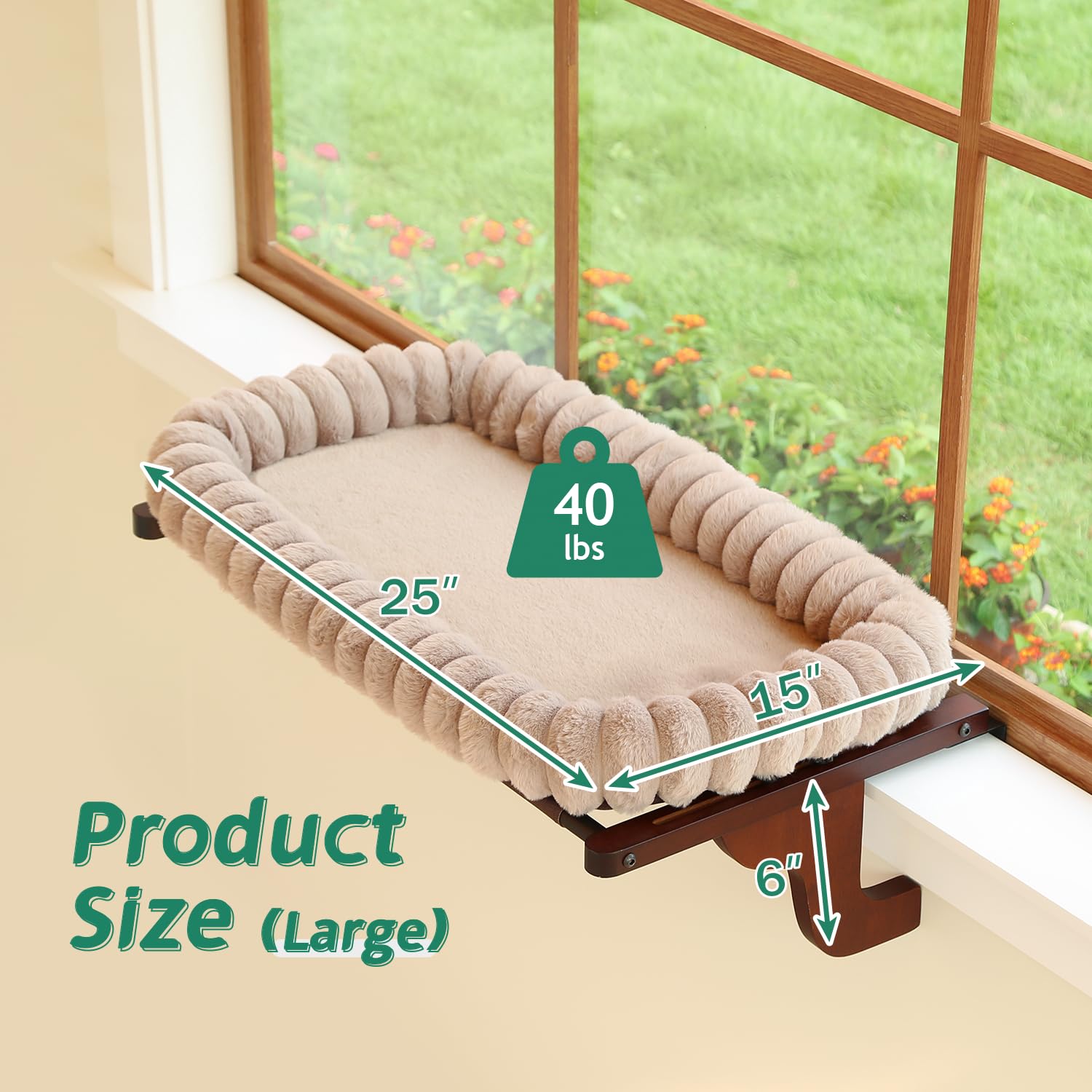 Zakkart SnugCloud: soportes y bordes acolchados de cuatro lados.