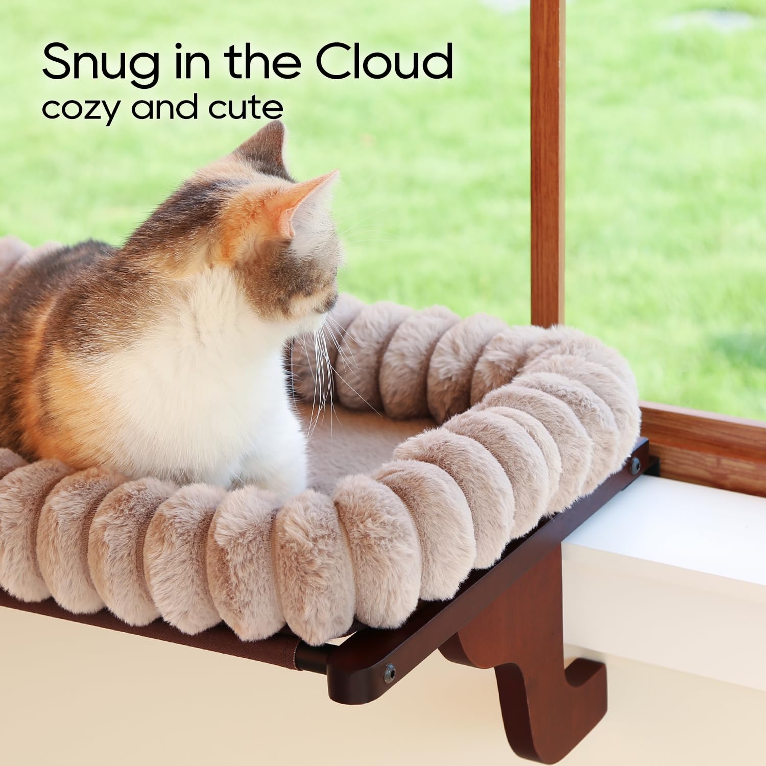 Zakkart SnugCloud cama-4-lados, refugio mullido para siestas prolongadas.