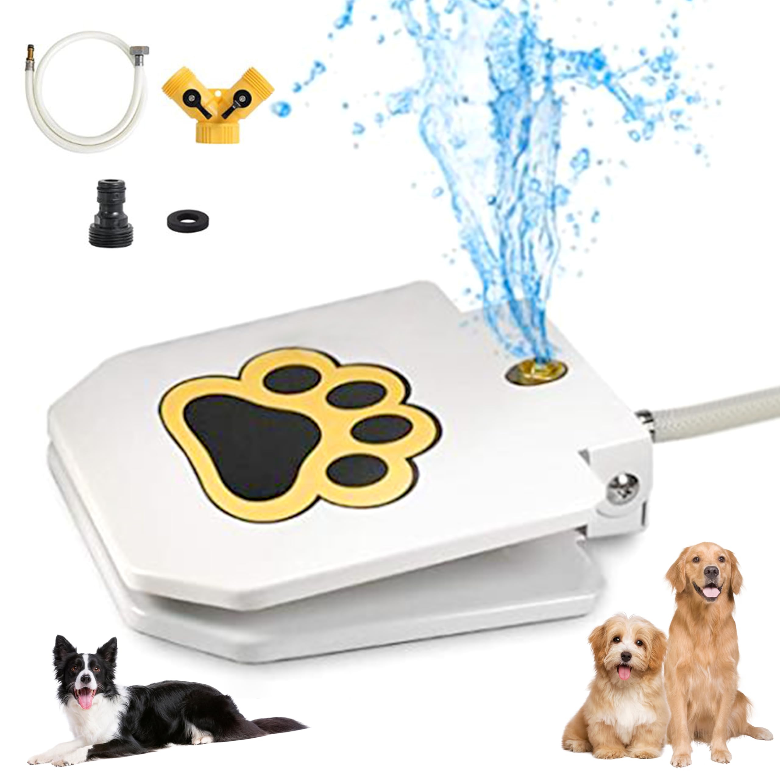 ZALBYUY fuente-agua-perro-exterior: hidratación constante para tu mascota